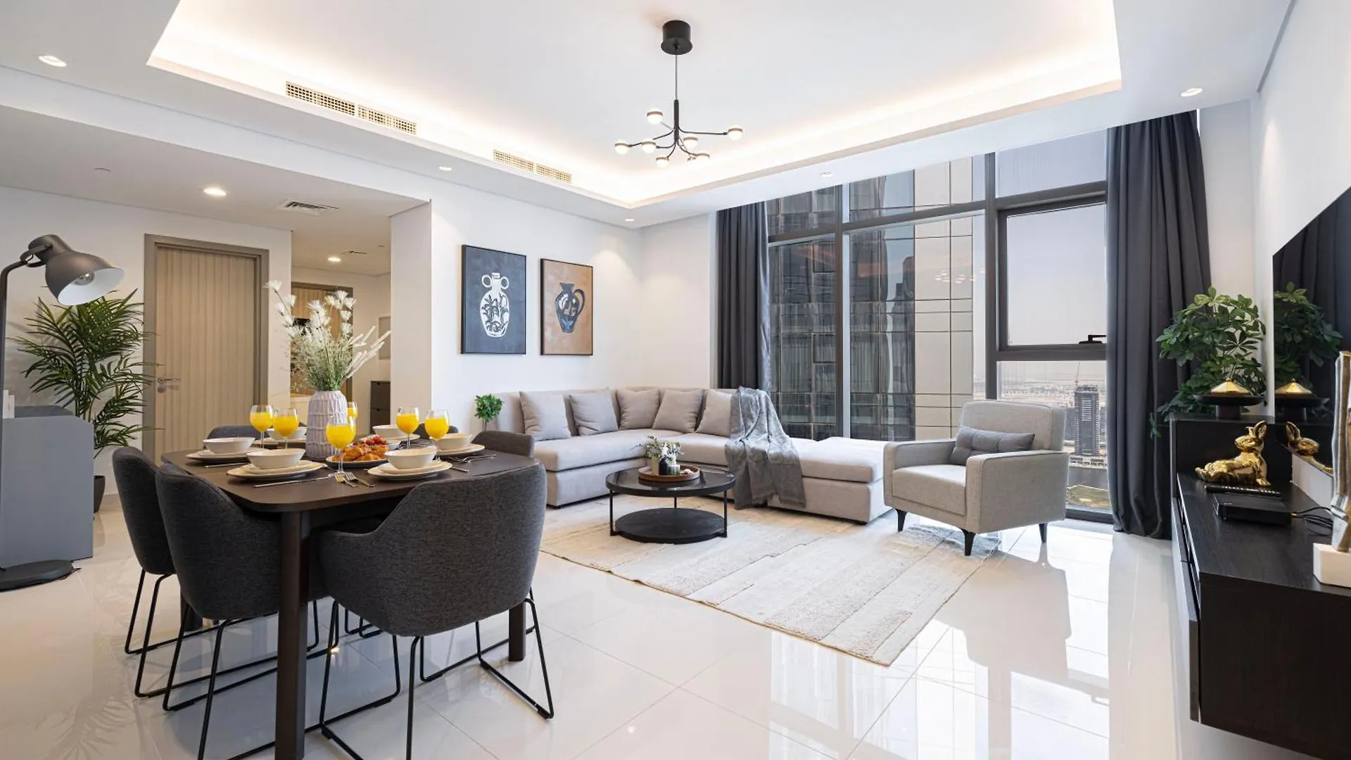 Smartstay At Paramount Tower - Sea And Downtown Views - Infinity Pool - Modern Luxury Residences Dubai Apartment